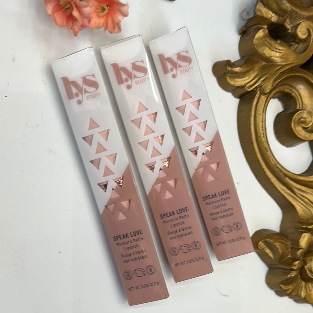 NEW LYS Moisture Matte Lip Bundle Shade Optimistic Sincere Moody